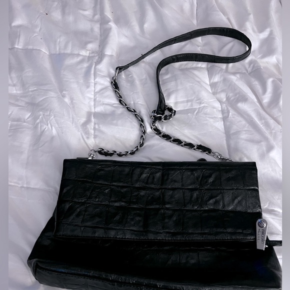 Nicole Miller Handbags - Nicole by Nicole Miller black gold over crossbody